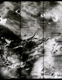 Mariner 9, JPL, The cratered surface of Mars (P-12738)