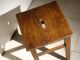 Small wooden workshop stool, vintage, +/- 1950, France
