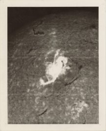Mount Wilson & Palomar Observatories, Solar flare