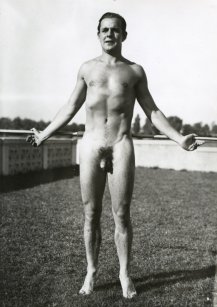 Unknown photographer, Outdoor nude man