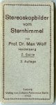 Dr. Max Wolf, Stereoskopbilder vom Sternhimmel, 2. Serie 3. Aufl