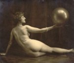 Nude Study with Ball