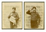 Unknown photographer, Happy face (set of 4 snapshots)