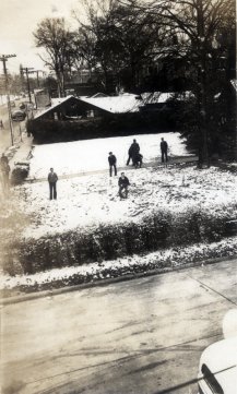 Anonymous, Students in the garden
