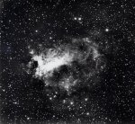 Mount Wilson Observatory, Irregular Nebula M 17 Sagittarii (Omeg