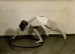 Unknown photographer, Streck-Ubng mit Holzreifen
