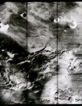 Mariner 9, JPL, The cratered surface of Mars (P-12738)