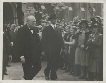 US Army Signal Corps, Victory celebration! Winston Churchill