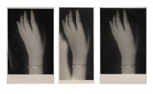Unknown photographer, 3 photos of a hand
