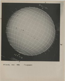 CSIRO Solar Observatory, Sun disc with coordinates #2