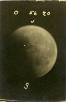 Unknown photographer, Lunar eclipse 8 vintage photos