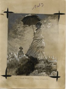 Unknown photographer, �la Femme a l�Ombrelle�, Claude Monet