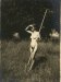Unknown photographer, Nude lady with javelin